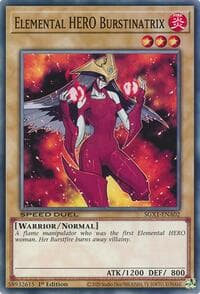 Elemental HERO Burstinatrix - Speed Duel GX: Duel Academy Box - YuGiOh card