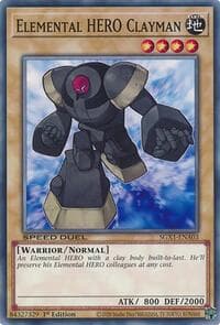 Elemental HERO Clayman - Speed Duel GX: Duel Academy Box - YuGiOh card