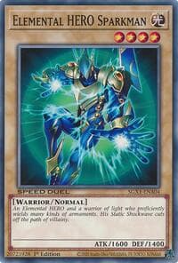 Elemental HERO Sparkman - Speed Duel GX: Duel Academy Box - YuGiOh card
