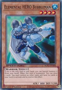 Elemental HERO Bubbleman - Speed Duel GX: Duel Academy Box - YuGiOh card
