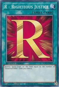 R - Righteous Justice - Speed Duel GX: Duel Academy Box - YuGiOh card