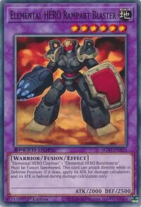Elemental HERO Rampart Blaster - Speed Duel GX: Duel Academy Box - YuGiOh card