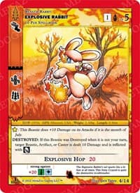 Explosive Rabbit - Wilderness: First Edition Tribal Theme Decks - MetaZoo card