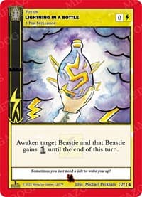 Lightning in a Bottle (Flame) - Wilderness: First Edition Tribal Theme Decks - MetaZoo card