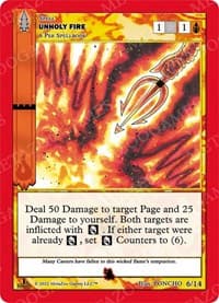 Unholy Fire - Wilderness: First Edition Tribal Theme Decks - MetaZoo card