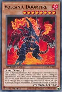 Volcanic Doomfire - Speed Duel GX: Duel Academy Box - YuGiOh card