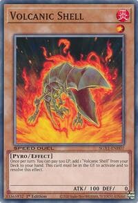 Volcanic Shell - Speed Duel GX: Duel Academy Box - YuGiOh card