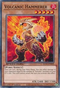 Volcanic Hammerer - Speed Duel GX: Duel Academy Box - YuGiOh card