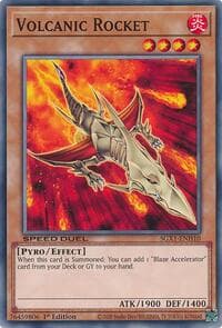 Volcanic Rocket - Speed Duel GX: Duel Academy Box - YuGiOh card