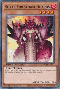 Royal Firestorm Guards - Speed Duel GX: Duel Academy Box - YuGiOh card