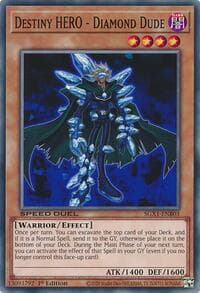Destiny HERO - Diamond Dude - Speed Duel GX: Duel Academy Box - YuGiOh card