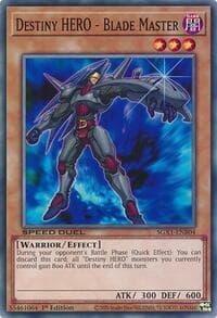 Destiny HERO - Blade Master - Speed Duel GX: Duel Academy Box - YuGiOh card