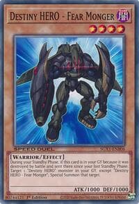 Destiny HERO - Fear Monger - Speed Duel GX: Duel Academy Box - YuGiOh card