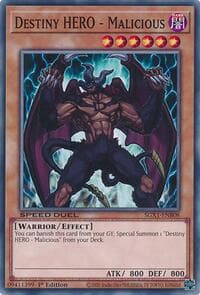 Destiny HERO - Malicious - Speed Duel GX: Duel Academy Box - YuGiOh card