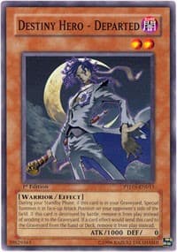 Destiny Hero - Departed - Phantom Darkness - YuGiOh card