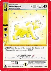 Golden Bear - Wilderness: First Edition Tribal Theme Decks - MetaZoo card