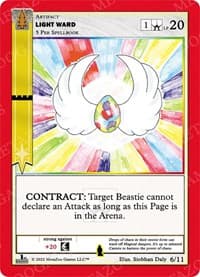 Light Ward - Wilderness: First Edition Tribal Theme Decks - MetaZoo card
