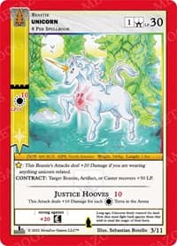 Unicorn - Wilderness: First Edition Tribal Theme Decks - MetaZoo card