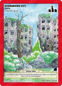 Overgrown City (City) - Wilderness: First Edition Tribal Theme Decks - MetaZoo card
