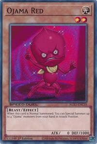 Ojama Red - Speed Duel GX: Duel Academy Box - YuGiOh card