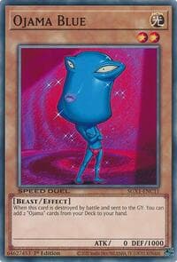 Ojama Blue - Speed Duel GX: Duel Academy Box - YuGiOh card