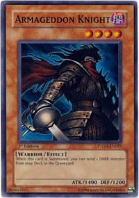 Armageddon Knight - Phantom Darkness - YuGiOh card