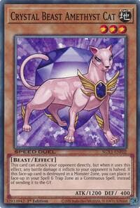 Crystal Beast Amethyst Cat - Speed Duel GX: Duel Academy Box - YuGiOh card