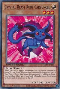 Crystal Beast Ruby Carbuncle - Speed Duel GX: Duel Academy Box - YuGiOh card