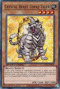 Crystal Beast Topaz Tiger - Speed Duel GX: Duel Academy Box - YuGiOh card