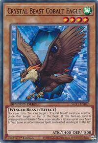 Crystal Beast Cobalt Eagle - Speed Duel GX: Duel Academy Box - YuGiOh card