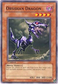Obsidian Dragon - Phantom Darkness - YuGiOh card