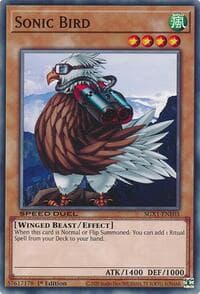 Sonic Bird - Speed Duel GX: Duel Academy Box - YuGiOh card