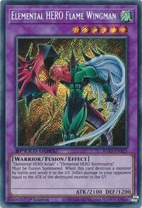 Elemental HERO Flame Wingman (Secret Rare) - Speed Duel GX: Duel Academy Box - YuGiOh card