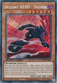 Destiny HERO - Dasher (Secret Rare) - Speed Duel GX: Duel Academy Box - YuGiOh card