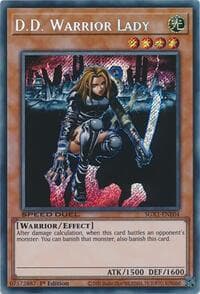 D.D. Warrior Lady (Secret Rare) - Speed Duel GX: Duel Academy Box - YuGiOh card