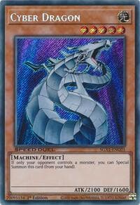 Cyber Dragon (Secret Rare) - Speed Duel GX: Duel Academy Box - YuGiOh card