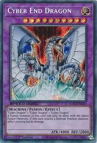 Cyber End Dragon (Secret Rare) - Speed Duel GX: Duel Academy Box - YuGiOh card