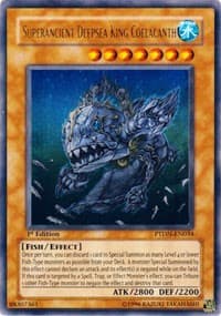 Superancient Deepsea King Coelacanth - Phantom Darkness - YuGiOh card