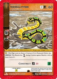 Peninsula Python - Wilderness: First Edition Release Event Deck - MetaZoo card