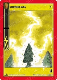 Lightning Aura - Wilderness: First Edition Release Event Deck - MetaZoo card