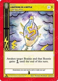 Lightning in a Bottle (Lightning) - Wilderness: First Edition Release Event Deck - MetaZoo card