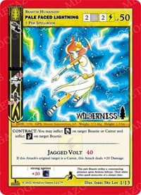 Pale Faced Lightning - Wilderness: First Edition Release Event Deck - MetaZoo card