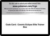Code Card - Cosmic Eclipse Elite Trainer Box - SM - Cosmic Eclipse - Pokemon card