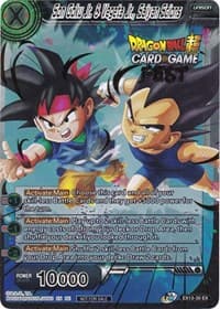 Son Goku Jr. & Vegeta Jr., Saiyan Scions (Card Game Fest 2022) - Tournament Promotion Cards - Dragon Ball Super: Masters card