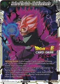 Realm of the Gods - Black Kamehameha (Card Game Fest 2022) - Tournament Promotion Cards - Dragon Ball Super: Masters card