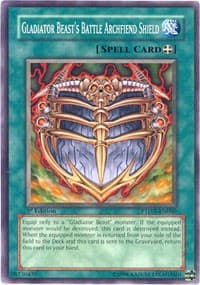 Gladiator Beast's Battle Archfiend Shield - Phantom Darkness - YuGiOh card