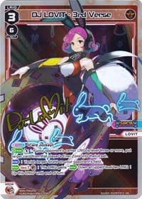 DJ LOVIT - 3rd Verse - Promo Cards - WIXOSS card