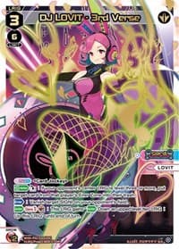 DJ LOVIT - 3rd Verse (SCR) - Changing Diva - WIXOSS card