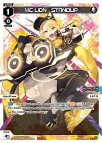 MC LION - STANDUP (Parallel Foil) - Changing Diva - WIXOSS card