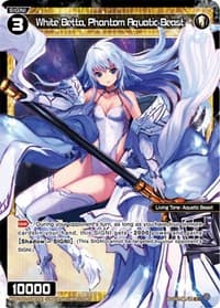 White Betta, Phantom Aquatic Beast (Parallel Foil) - Changing Diva - WIXOSS card